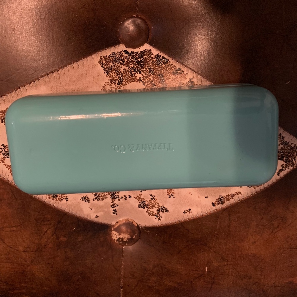 Tiffany Co sunglasses case only baby blue